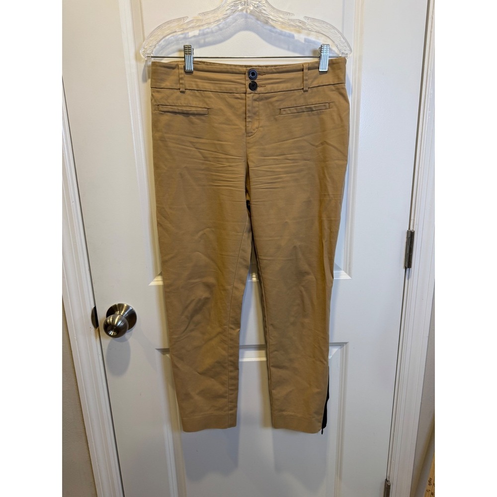 Cartonnier Womens Ankle‎ Pants Charlie Ankle Zip Tan 6